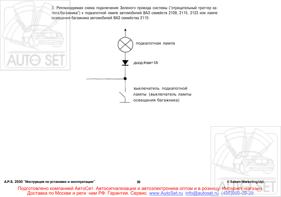 Автосигнализация aps 2550 инструкция - 96 фото