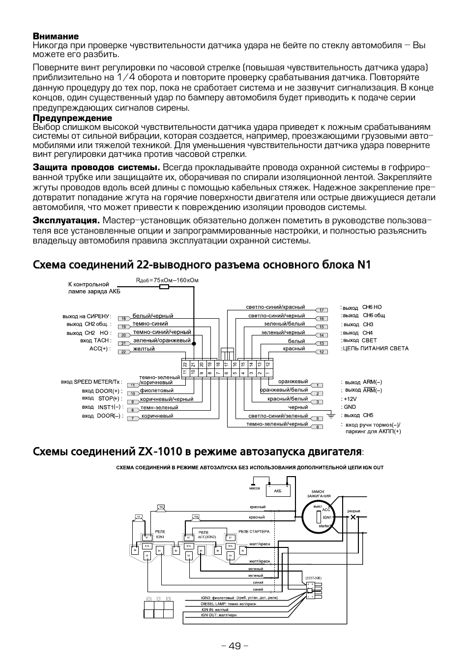 Sheriff zx 925 схема подключения