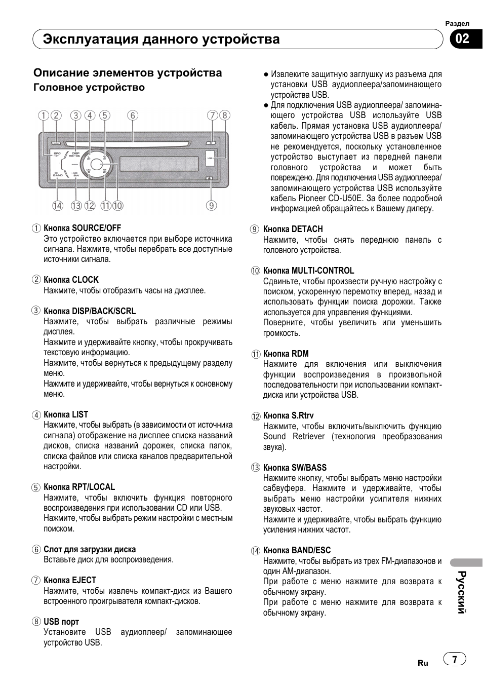 Pioneer deh 3050ub схема подключения