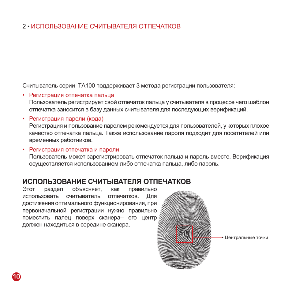 Протокол описания отпечатков пальцев образец