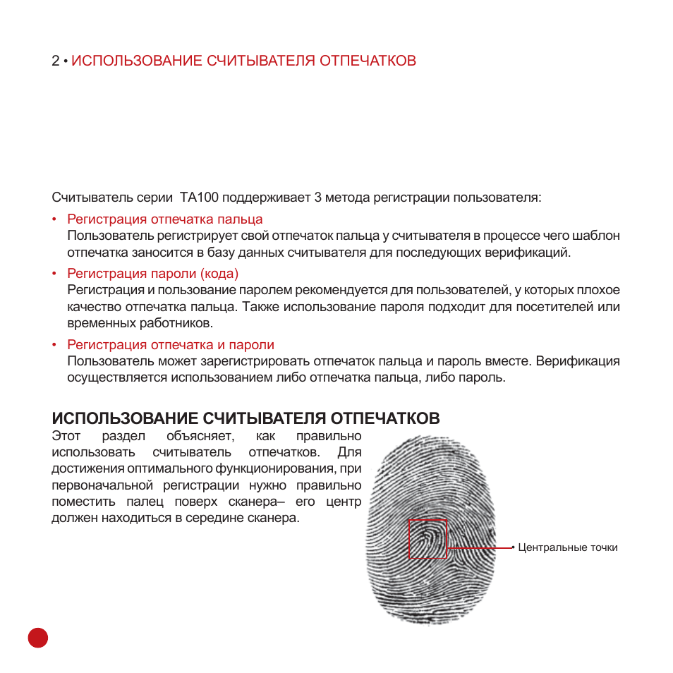 Протокол описания отпечатков пальцев образец