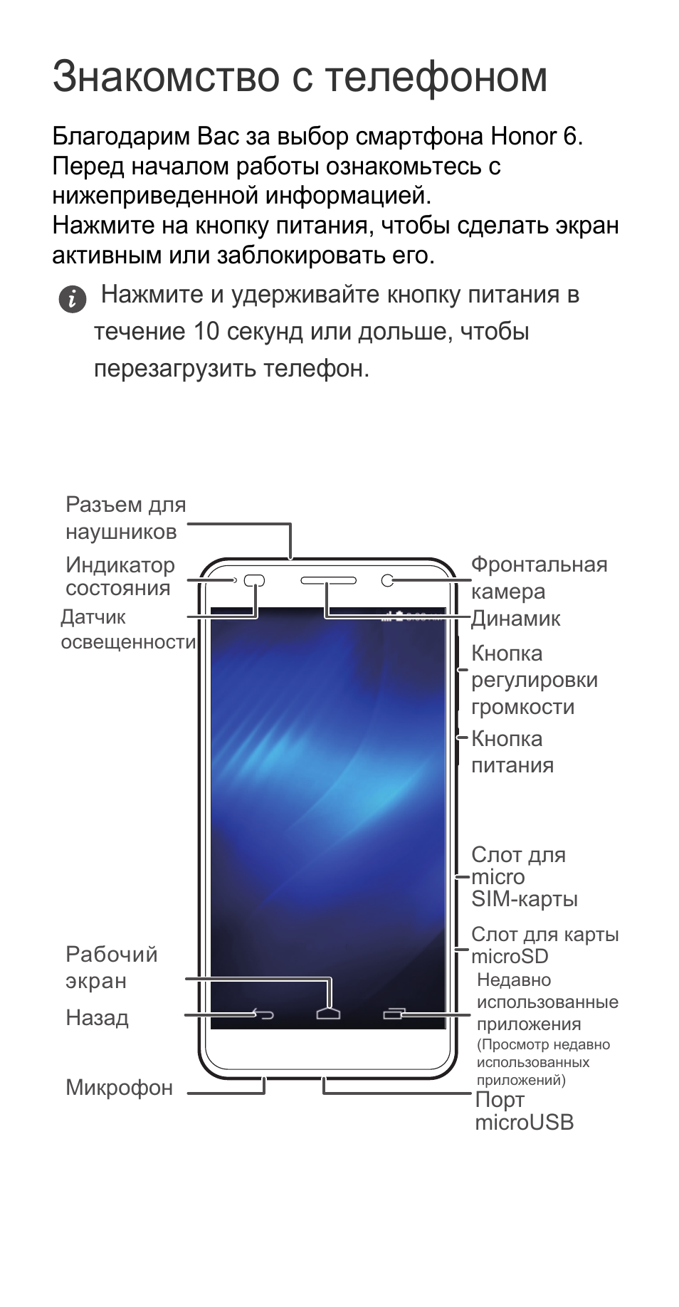 Honor 9a схема