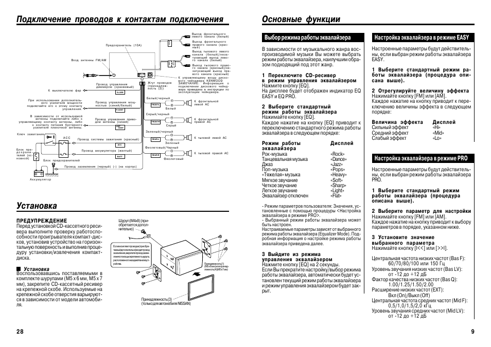 Kenwood bt305 схема подключения