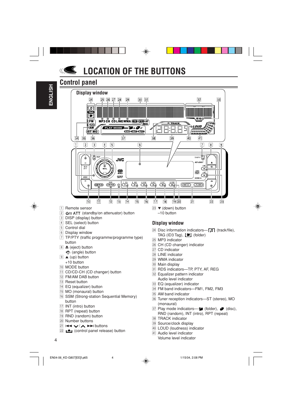 Jvc kd g807 схема