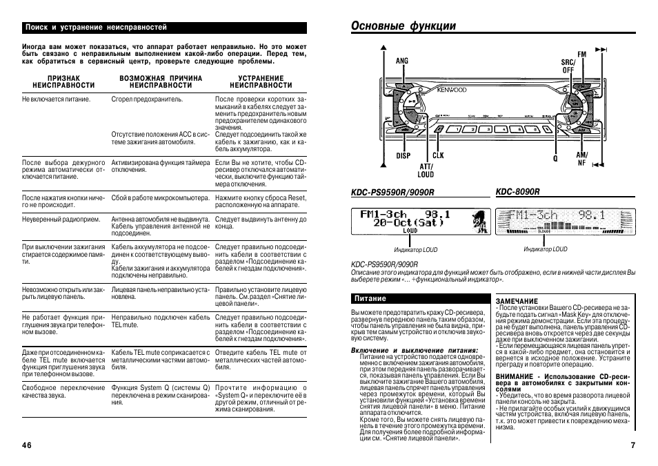 Multi function инструкция на русском языке. Автомагнитола Kenwood KDC-8090r. Автомагнитола Kenwood KDC-9090r. Автомагнитола Kenwood KDC-ps9590r. Kenwood KDC-241 как включить лоуд