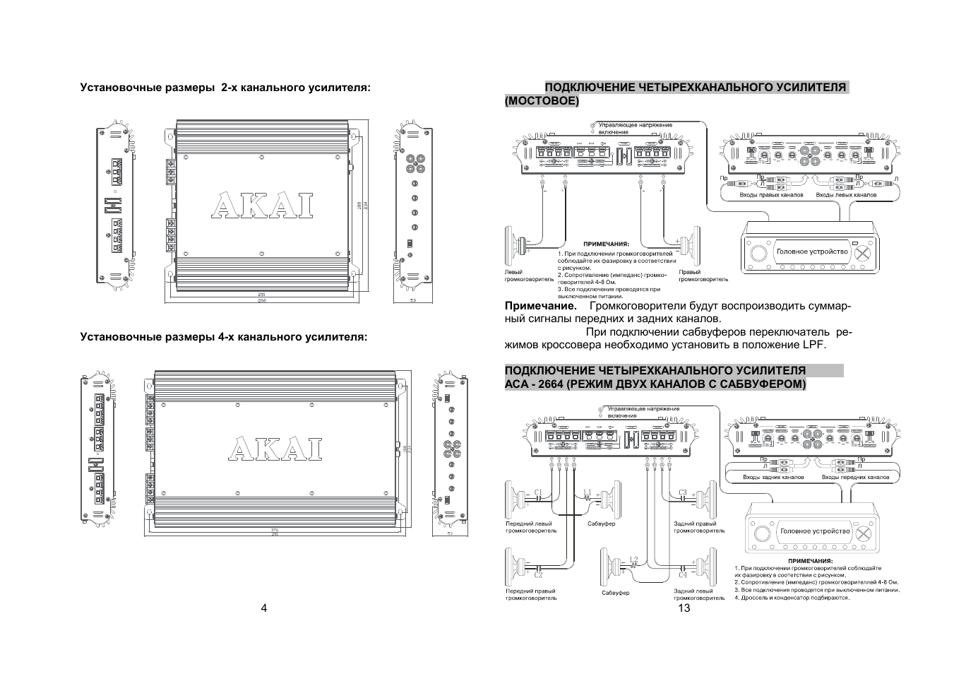 Akai aca 2664 схема