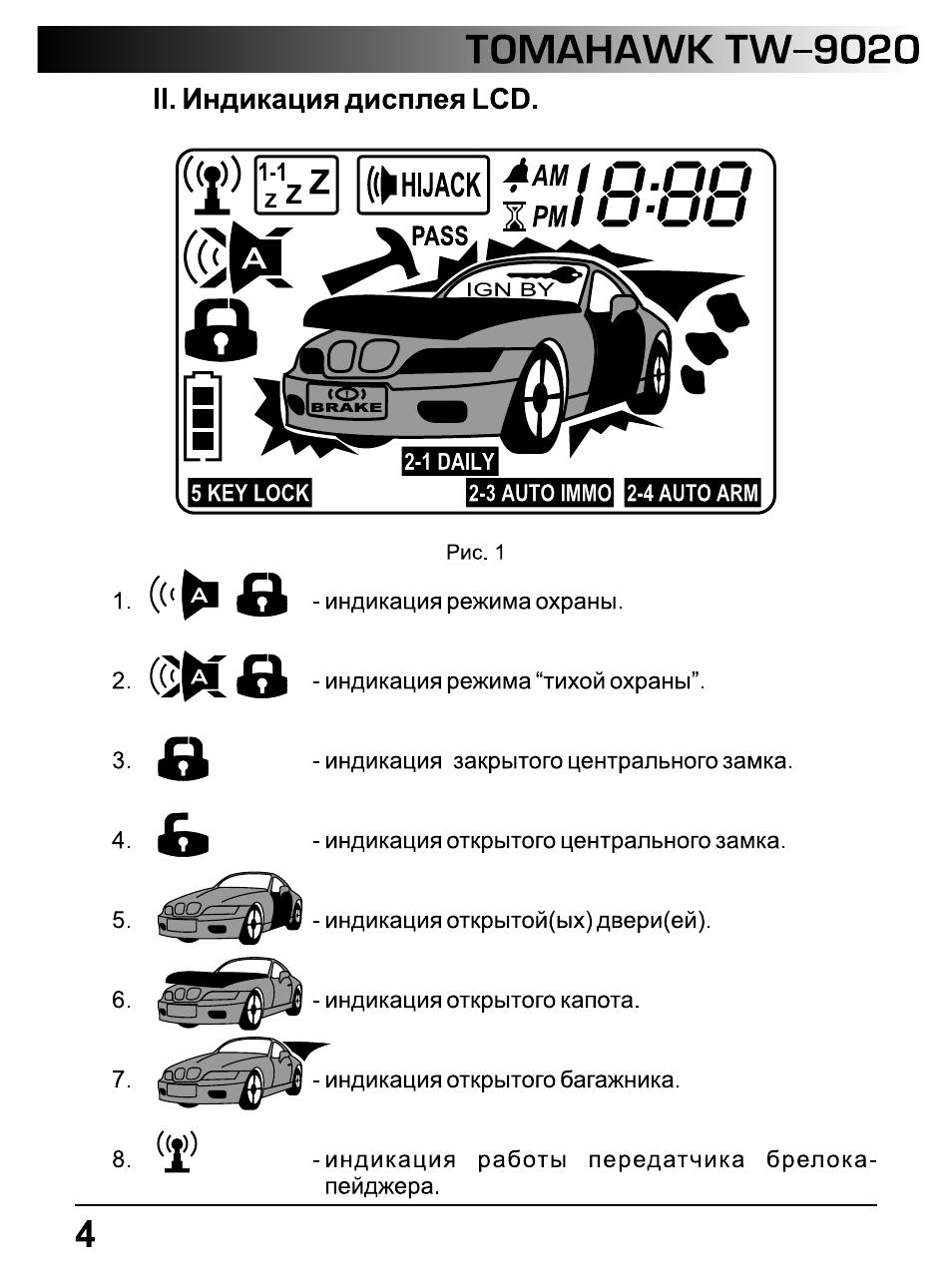 Томагавк 9020 схема