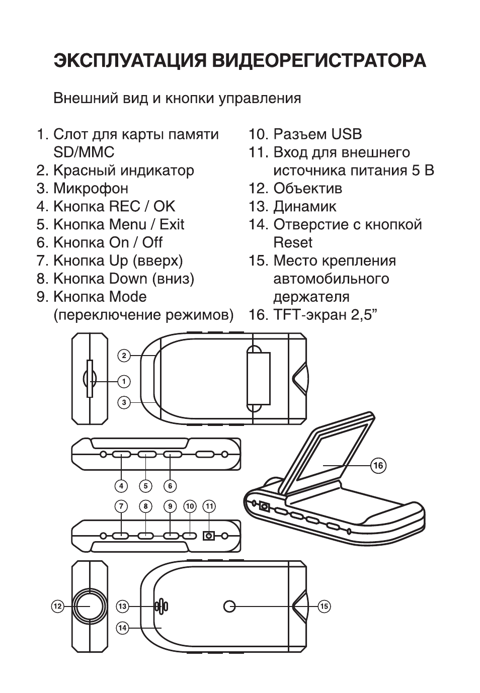 Руководство регистратором