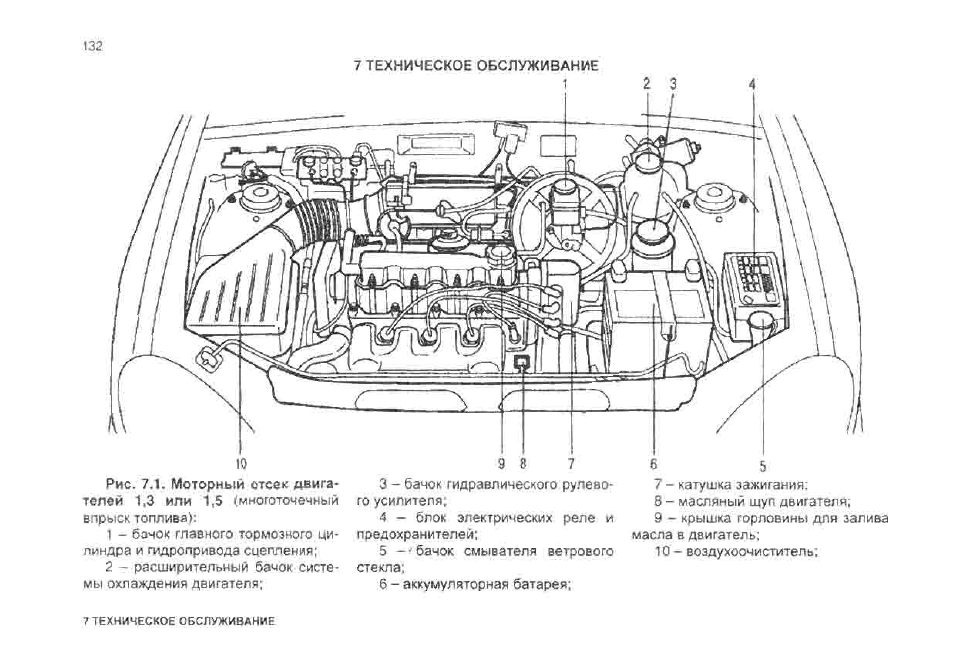Схема запчастей шевроле ланос