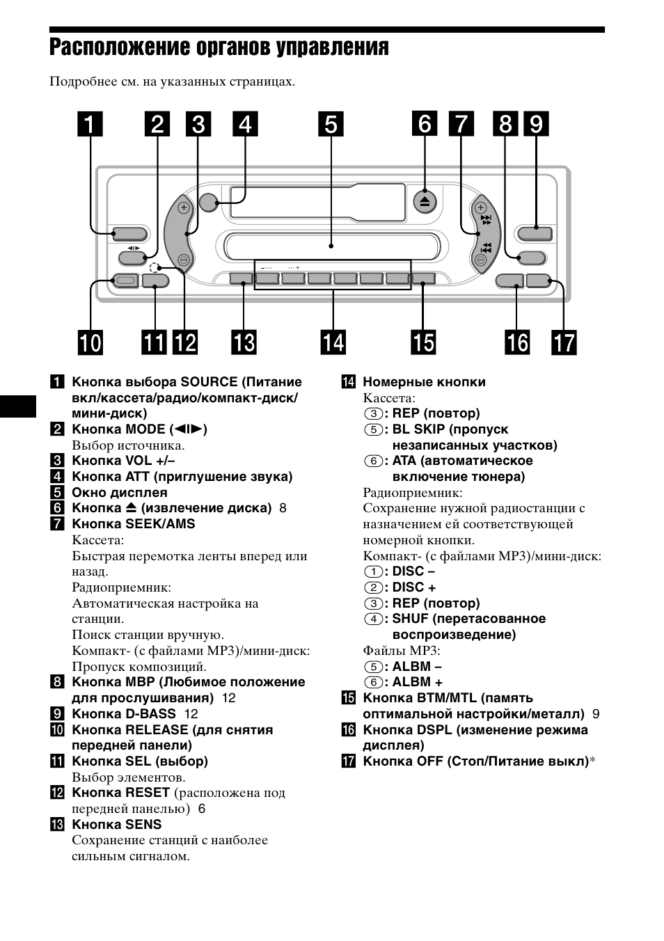 Btm на магнитоле sony что это - фото