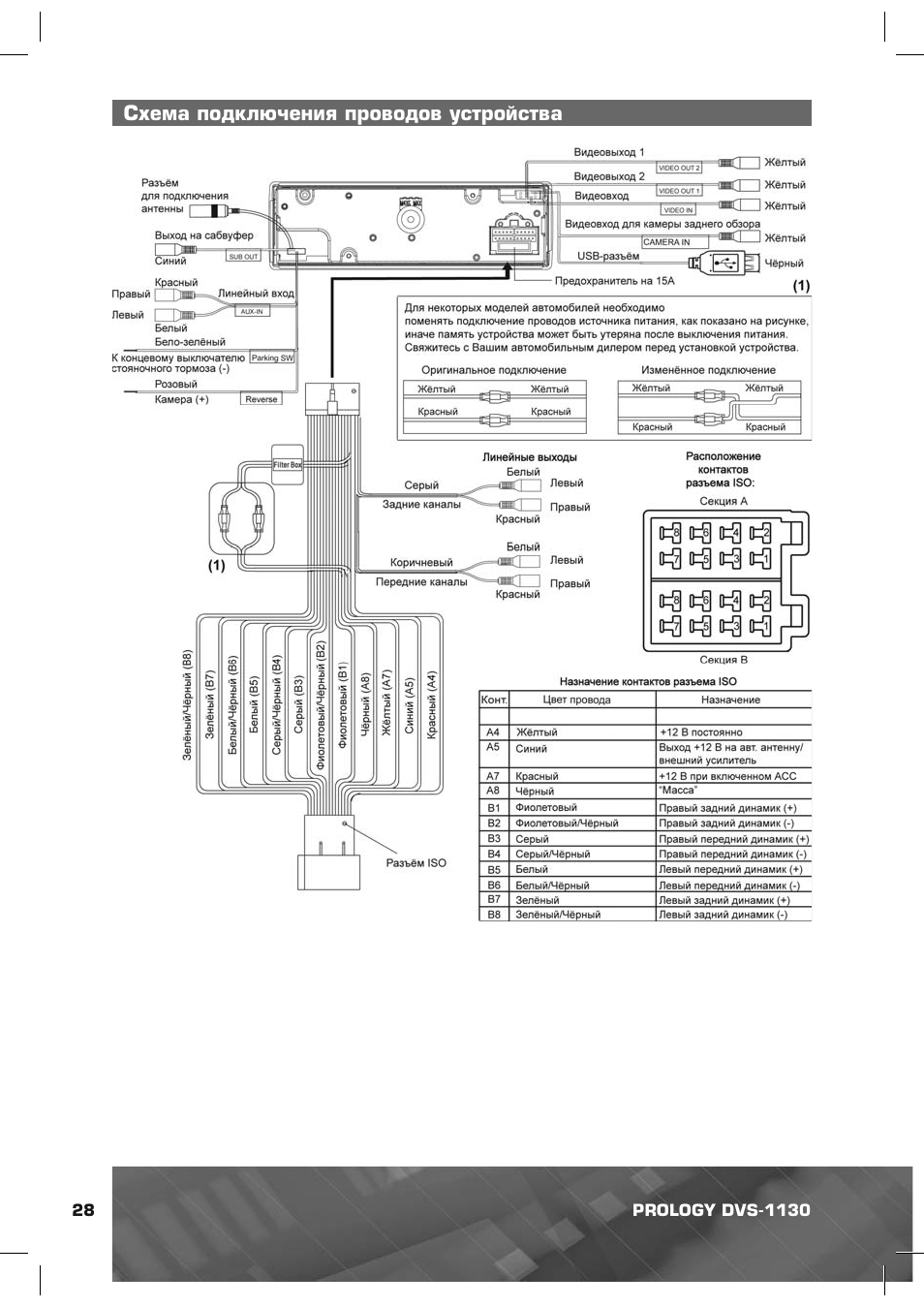 Схема prology dvs 1140
