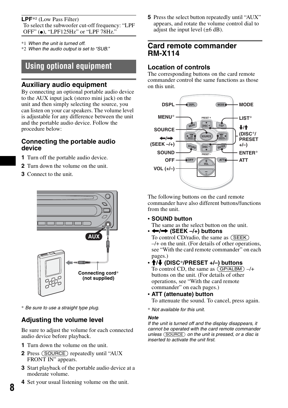 Сони rm x151 магнитола инструкция по применению - 84 фото