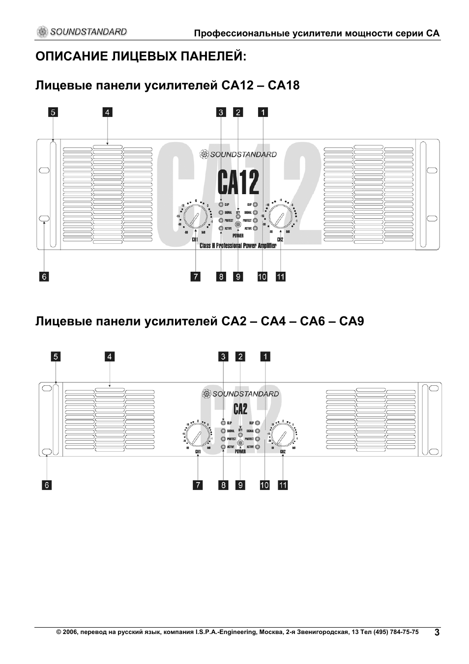 Soundstandard ca12 схема
