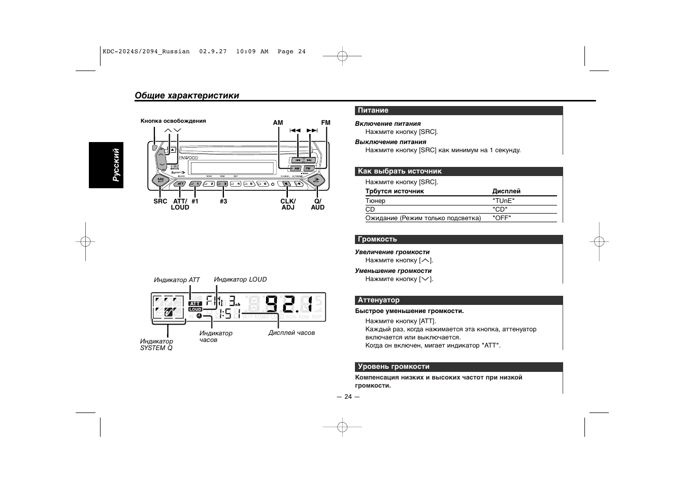 Kenwood kdc 2094 схема