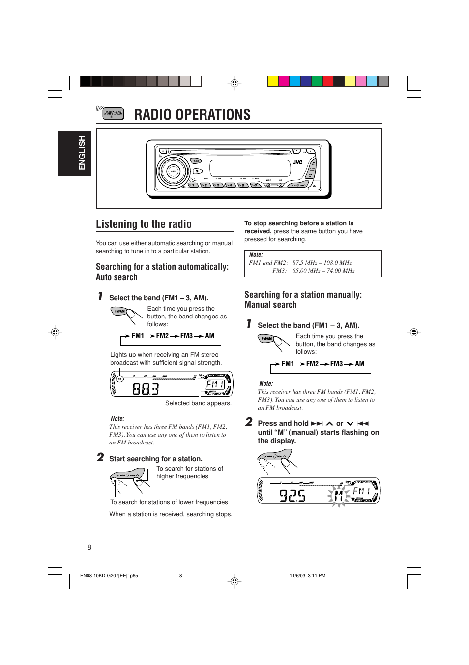 Магнитола jvc kd g327 инструкция