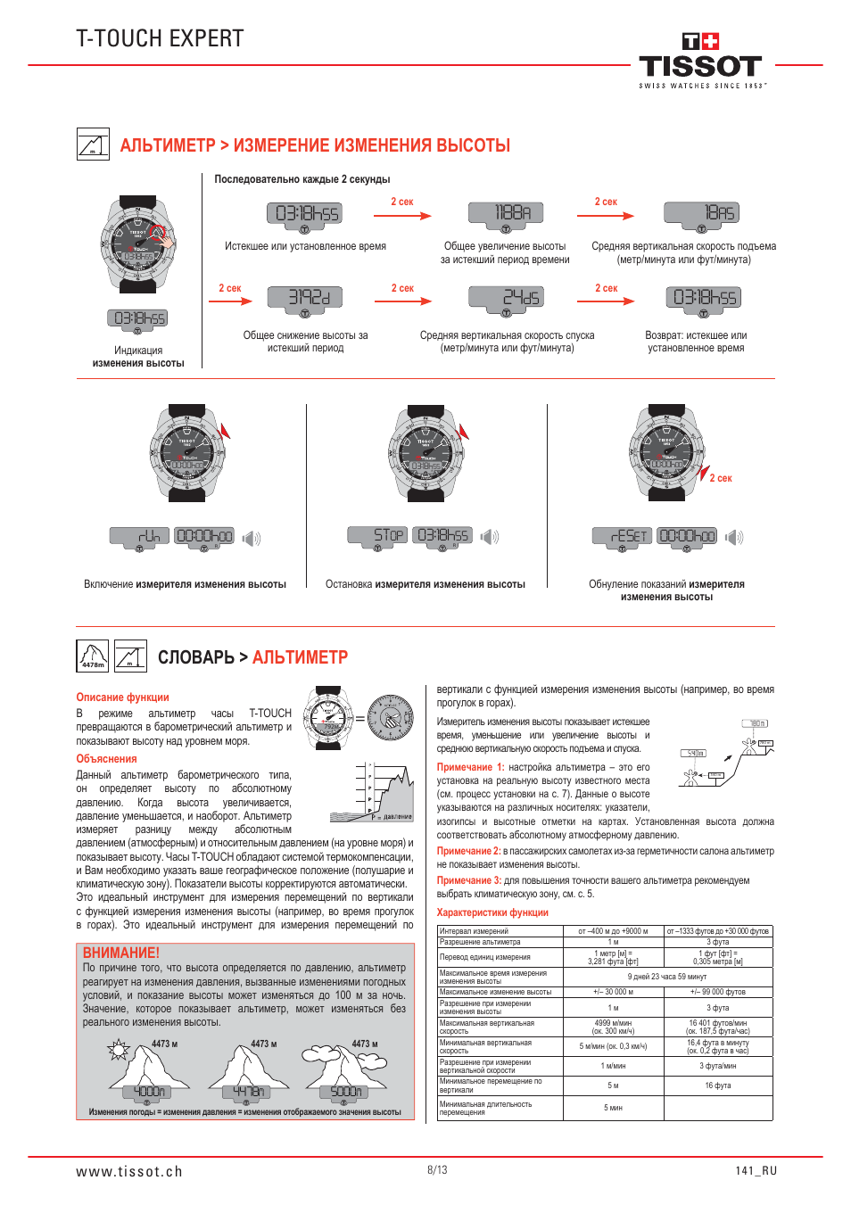 Инструкция часов тиссот. Инструкция к часам Tissot 1853. Инструкция часов тиссот 1853. Часы тиссот Altimeter. Инструкция часов тиссот т тач.