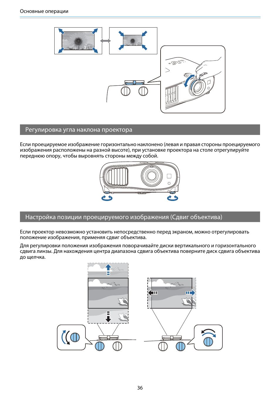 Как перевернуть изображение на проекторе epson с пульта