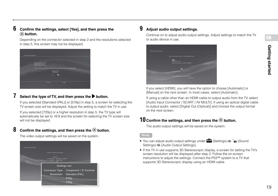 Инструкция по эксплуатации Sony PlayStation 3 CECH-3008A | Страница 19 / 116