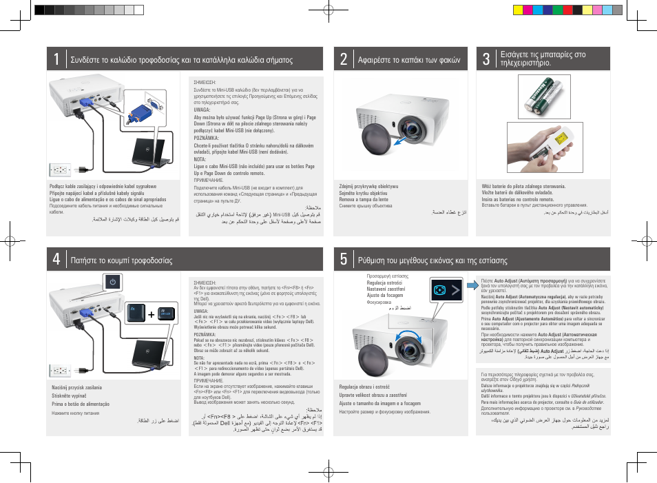 Инструкция по эксплуатации Dell S320 Projector | 2 страницы