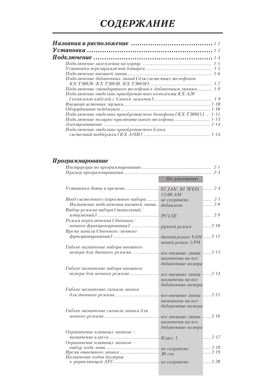 Инструкция по эксплуатации Panasonic KX-T30810B | 116 страниц