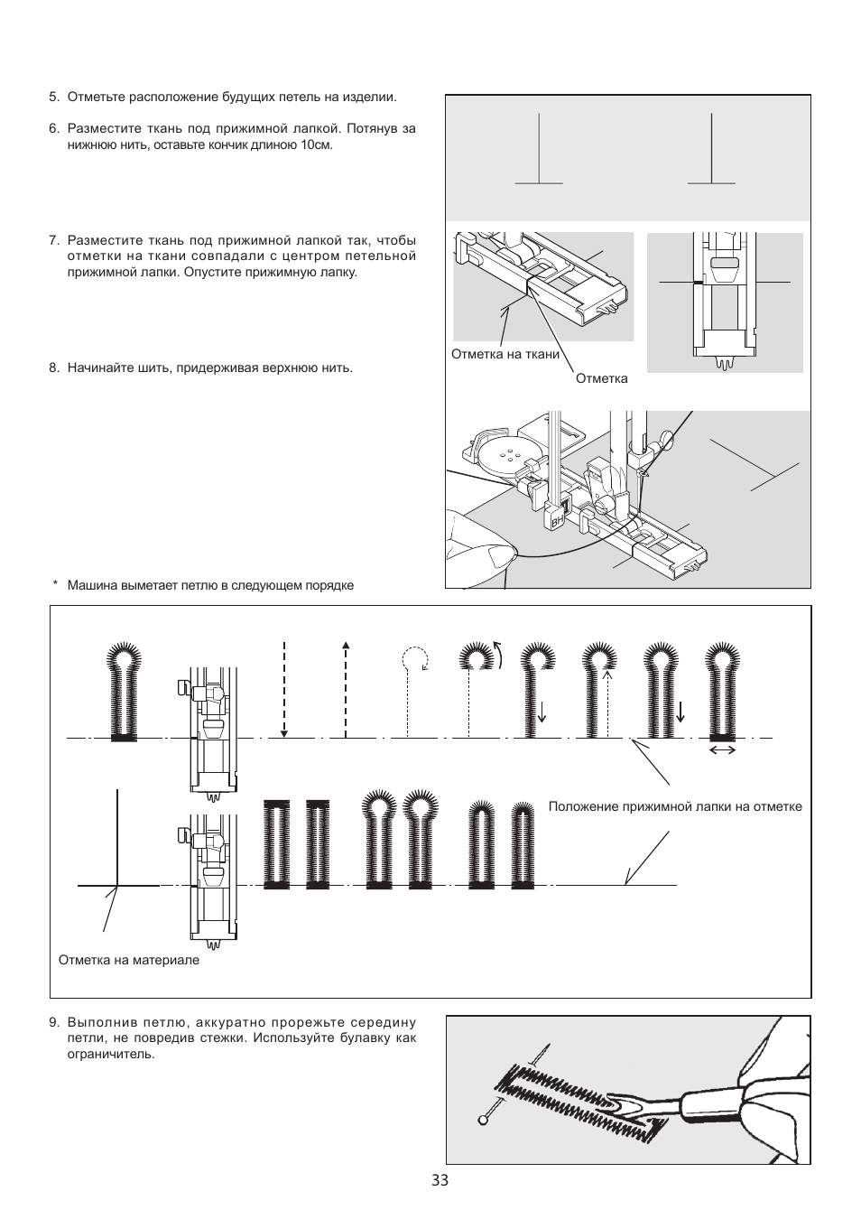 Инструкция по эксплуатации SINGER CE-350 | Страница 34 / 64